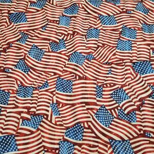 Northcott Stars and Stripes Fabric 55x44" American Flag Patriotic Cotton Print